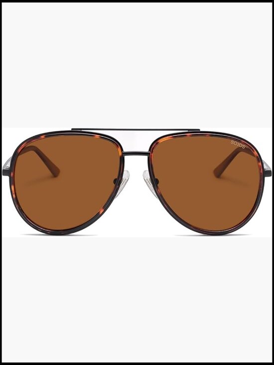 Polarized Aviator Sunglasses, UV400 Protection, Unisex Retro Shades main image 7